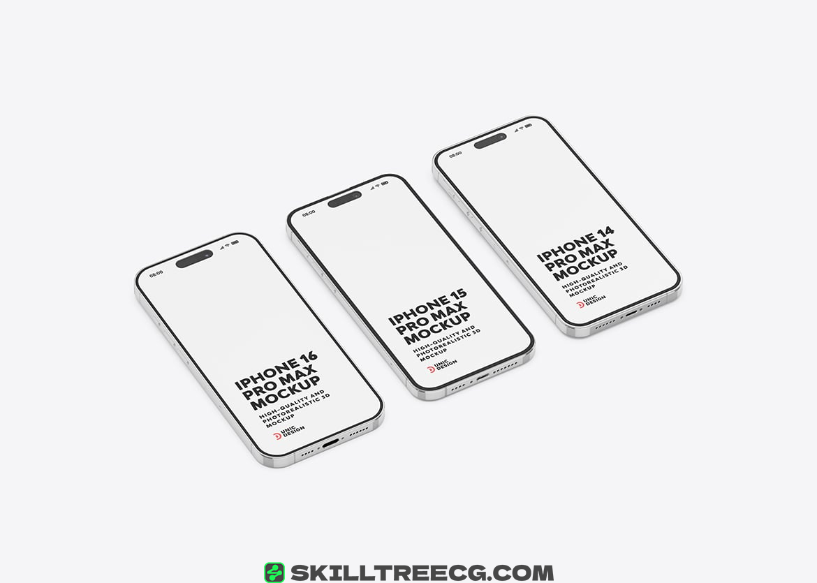 图片[8]-iPhone 14 iPhone 15 iPhone 16 Mockup（723308）-技能树